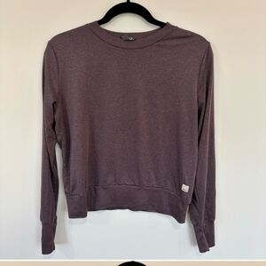 VUORI Daydream Crew Top Long Sleeve Pullover Smoked plum